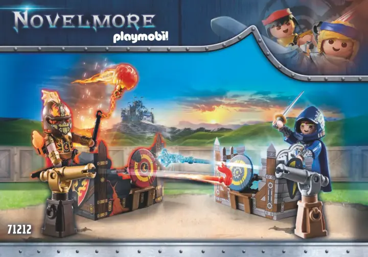 Instrukcje obsługi Playmobil 71212 - Novelmore vs. Burnham Raiders - Pojedynek (1)