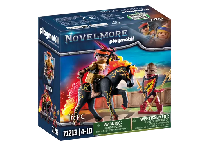 Playmobil 71213 - Chevalier Burnham Raider avec cheval de feu - BOX