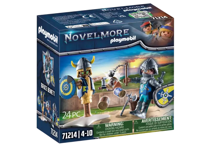 Playmobil 71214 - Chevalier Novelmore et mannequin d'entrainement - BOX