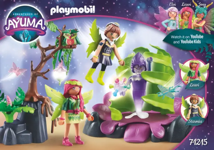 Οδηγίες συναρμολόγησης Playmobil 71215 - Μυστική Παγίδα-Φυτό (1)