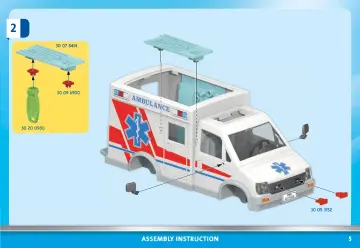 Οδηγίες συναρμολόγησης Playmobil 71232 - Ambulance (5)