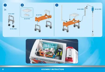 Οδηγίες συναρμολόγησης Playmobil 71232 - Ambulance (8)