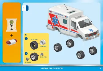 Οδηγίες συναρμολόγησης Playmobil 71232 - Ambulance (9)