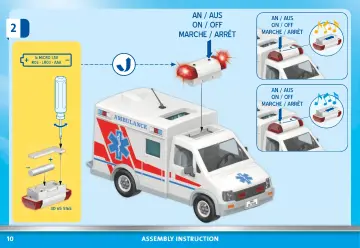 Οδηγίες συναρμολόγησης Playmobil 71232 - Ambulance (10)