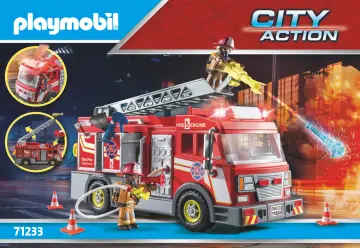 Οδηγίες συναρμολόγησης Playmobil 71233 - Όχημα Πυροσβεστικής (1)