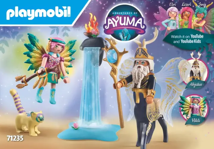 Manual de instruções Playmobil 71235 - Abjatus com Knight Fairy Hildi (1)