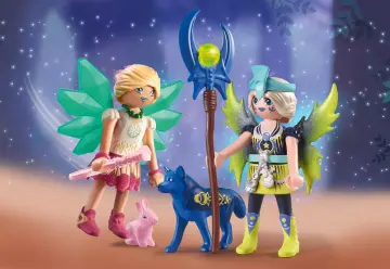 Playmobil 71236 - Crystal- und Moon Fairy mit Seelentieren
