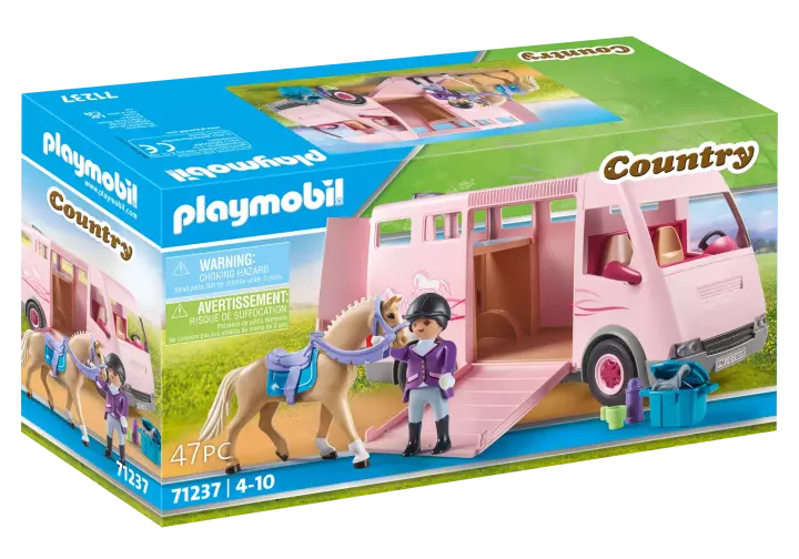 Playmobil 71237 - Transporte de Caballo - BOX