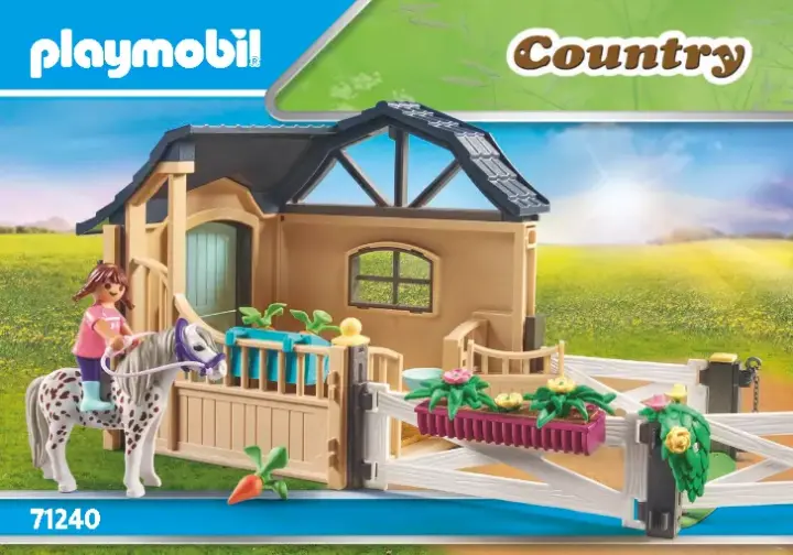Bauanleitungen Playmobil 71240 - Reitstallerweiterung (1)
