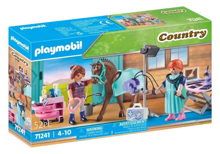 Playmobil 71241 - Vétérinaire équin - BOX