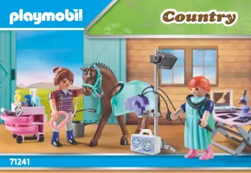 Building instructions Playmobil 71241 - Horse Veterinarian (1)