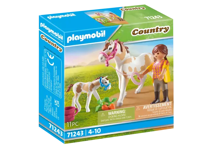 Playmobil 71243 - Αναβάτρια με άλογο και πουλάρι - BOX