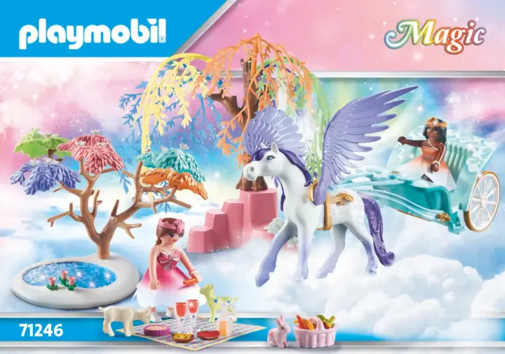 Manual de instruções Playmobil 71246 - Piquenique com Carruagem Pegasus (1)