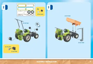 Building instructions Playmobil 71249 - Harvester Tractor with Trailer (5)