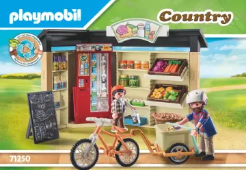 Bygganvisningar Playmobil 71250 - Dygnetruntöppen gårdsbutik (1)