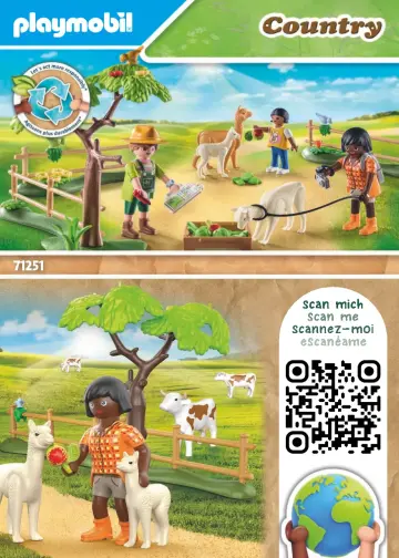 Manuales de instrucciones Playmobil 71251 - Paseo con Alpaca (1)