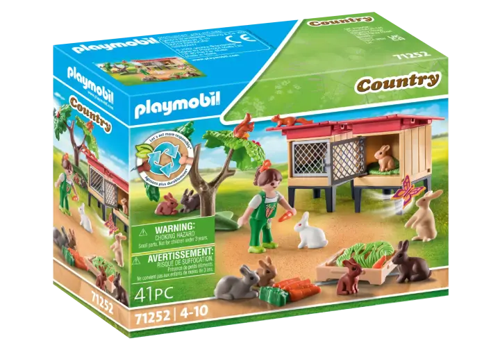 Playmobil 71252 - Rabbit Hutch - BOX