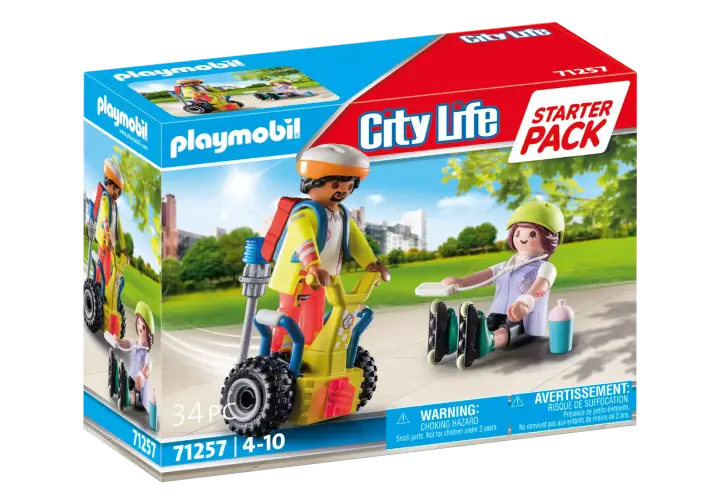 Playmobil 71257 - Starter Pack Resgate com Balance Racer - BOX