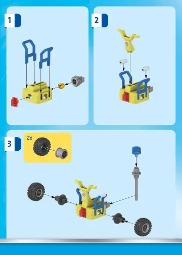 Összeszerelési útmutatók Playmobil 71257 - Starter Pack - Segway mentőakció (2)