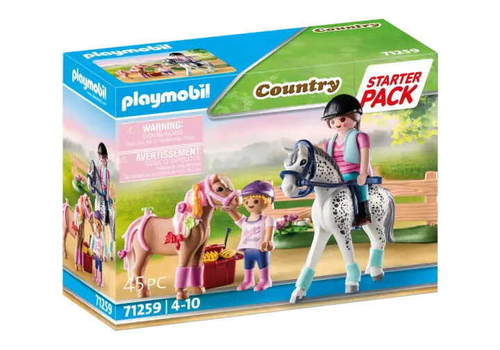 Playmobil 71259 - Starter Pack Pielęgnacja koni - BOX