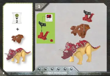 Manual de instruções Playmobil 71262 - Triceratops (8)