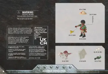 Manuales de instrucciones Playmobil 71265 - Spinosaurus bebé (4)