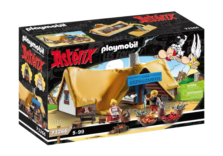 Playmobil 71266 - Asterix: Η καλύβα του ψαρά Αλφαβητίξ - BOX