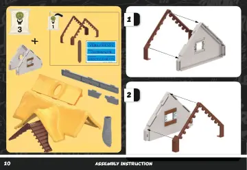 Manual de instruções Playmobil 71266 - Astérix: A Cabana de Ordemalfabétix (10)