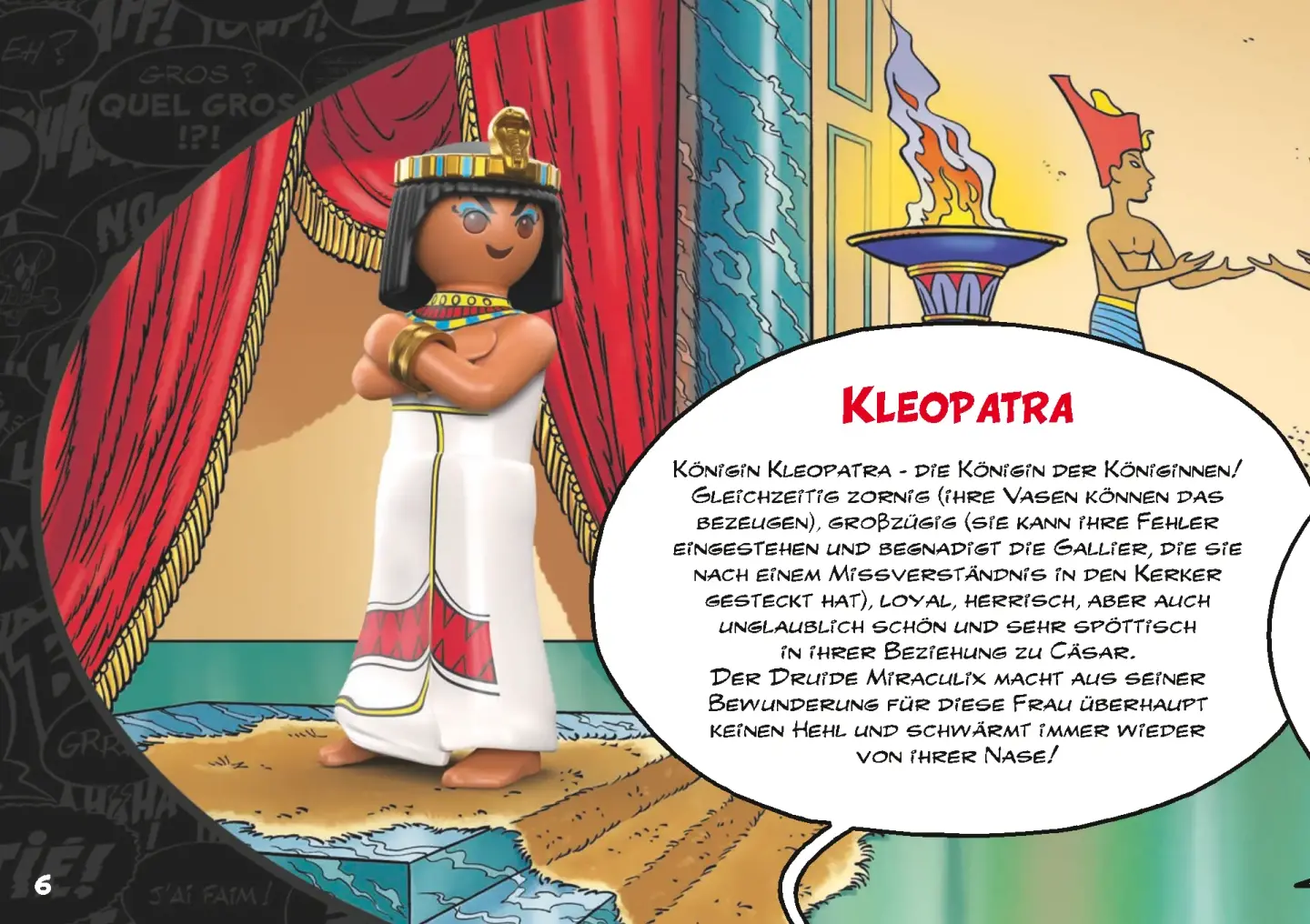  Playmobil 71270 Asterix: Caesar and Cleopatra - with Two  Characters, A Leopard, A Long Chair for The Queen and Accessories - The  Adventures of Obelix - History & Imaginary - from