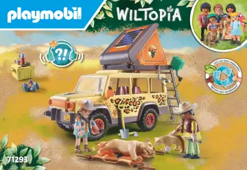 Οδηγίες συναρμολόγησης Playmobil 71293 - Wiltopia - Όχημα περίθαλψης άγριων ζώων (1)