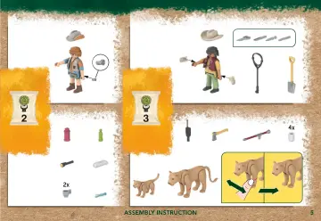 Manuales de instrucciones Playmobil 71293 - Wiltopia - Vehículo todoterreno con Leones (5)