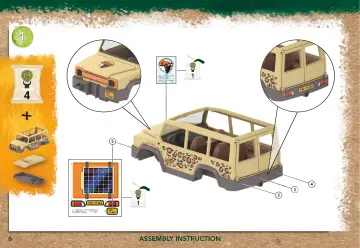 Manuales de instrucciones Playmobil 71293 - Wiltopia - Vehículo todoterreno con Leones (6)