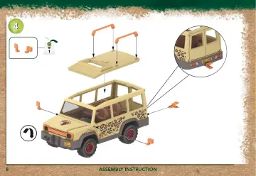 Building instructions Playmobil 71293 - Wiltopia - Cross-Country Vehicle with Lions (8)