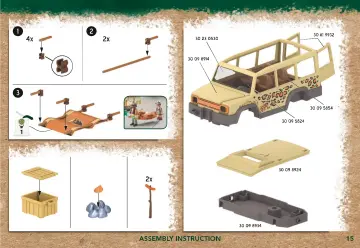 Bauanleitungen Playmobil 71293 - WILTOPIA - Mit dem Geländewagen bei den Löwen (15)