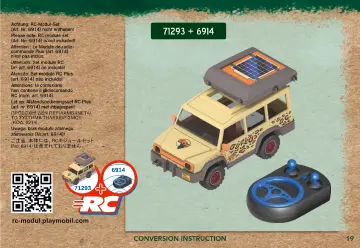 Building instructions Playmobil 71293 - Wiltopia - Cross-Country Vehicle with Lions (19)