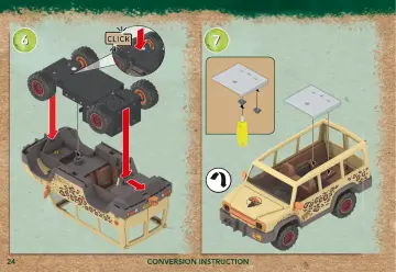 Building instructions Playmobil 71293 - Wiltopia - Cross-Country Vehicle with Lions (24)