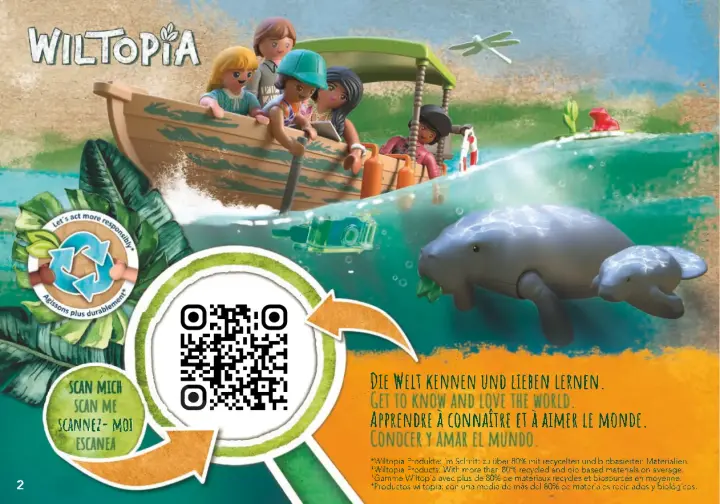 Manuales de instrucciones Playmobil 71294 - Wiltopia - Elefante en la charca (2)