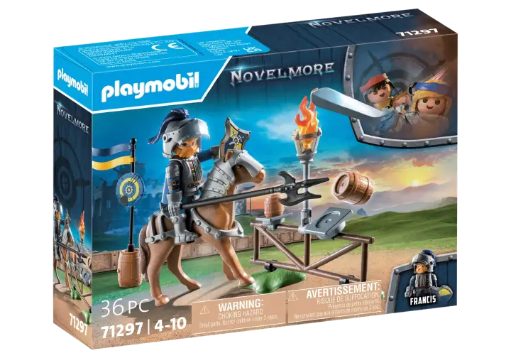 Playmobil 71297 - Chevalier Novelmore et accessoires d'entrainement - BOX