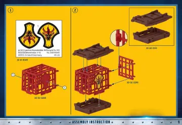Manual de instruções Playmobil 71299 - Bandidos de Burnham - Ariete (9)