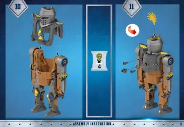 Building instructions Playmobil 71300 - Novelmore - Combat Robot (11)