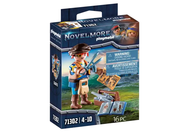 Playmobil 71302 - Novelmore - Dario com ferramentas - BOX