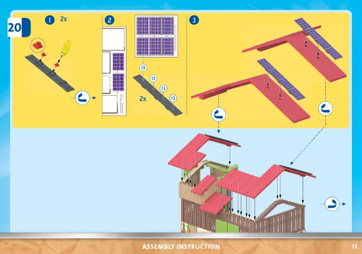 Playmobil 71304 Ferme écologique Avec Panneaux Solaires – 3 Persos + Animaux – Dès 4 Ans – 182 Pièces – Matériaux Recyclés