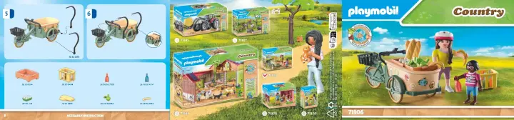 Manuales de instrucciones Playmobil 71306 - Cargo bike (1)