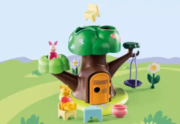Playmobil 71316 - 1.2.3 & Disney: Winnie The Pooh & Piglet Casa del Árbol