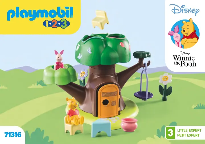 Instrukcje obsługi Playmobil 71316 - 1.2.3 & Disney: Domek w drzewie Kubusia Puchatka i Prosiaczka (1)