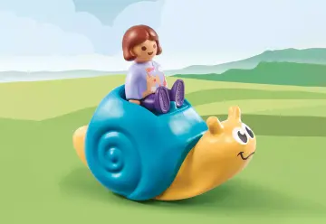 Playmobil 71322 - 1.2.3: Rocking Snail with Rattle Feature