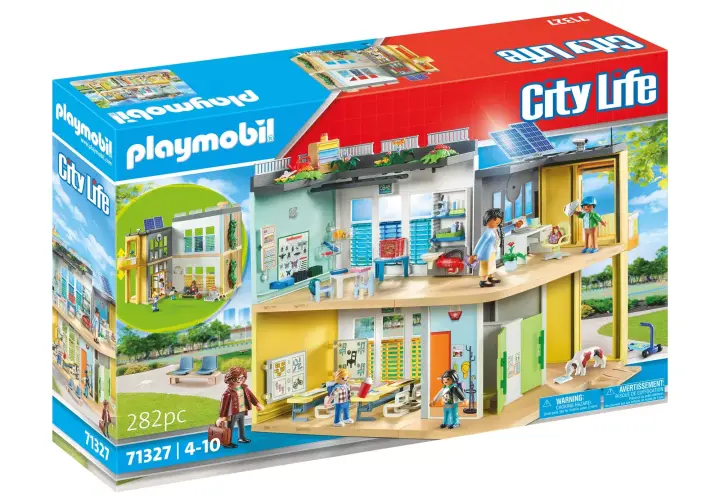 Playmobil 71327 - Ecole aménagée - BOX