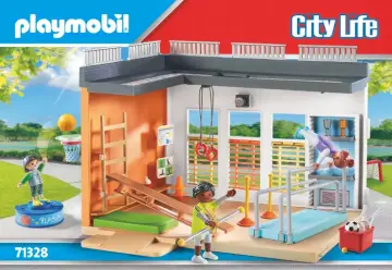 Building instructions Playmobil 71328 - Gym Extension (1)