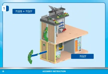 Összeszerelési útmutatók Playmobil 71328 - Tornaterem bővítmény (18)