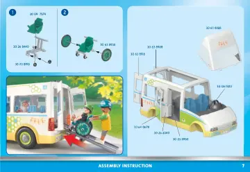 Notices de montage Playmobil 71329 - Bus scolaire (7)